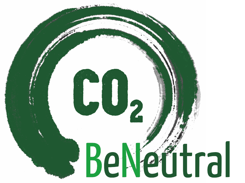 BeNeutral logo - zen circle around CO2.